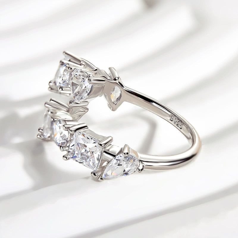 Louily Special Open Design Wedding Band - louilyjewelry