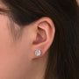 Louily Moissanite Cushion Cut Women's Stud Earrings - louilyjewelry