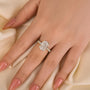 Louily Exclusive 6.5Ct Cushion Cut Engagement Ring For Women - louilyjewelry