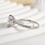 Louily Classic 6 Prong Round Cut Simulated Diamonds Engagement Ring - louilyjewelry