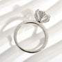 Louily Classic 6 Prong Round Cut Simulated Diamonds Engagement Ring - louilyjewelry