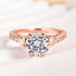 Louily Moissanite Bow Base Design 2.0 Carat Engagement Ring - louilyjewelry