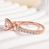 Louily Moissanite Bow Base Design 2.0 Carat Engagement Ring - louilyjewelry