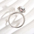 Louily Opal Stone Pear Cut Engagement Ring In Sterling Silver - louilyjewelry