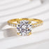 Louily Classic Round Cut Engagement Ring In Sterling Silver - louilyjewelry