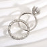 Louily Special 3.0Ct Marquise Cut Wedding Set - louilyjewelry