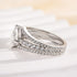 Louily Moissanite Special 2.0 Carat Square Princess Cut Engagement Ring - louilyjewelry