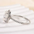 Louily Moissanite 4.5 Carat Halo Oval Cut Engagement Ring - louilyjewelry