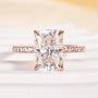 Louily Moissanite 3.5 Carat Radiant Cut Engagement Ring - louilyjewelry