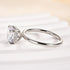 Louily Moissanite 2.0 Carat Round Cut Promise Ring - louilyjewelry