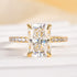 Louily Moissanite 3.5 Carat Radiant Cut Engagement Ring - louilyjewelry
