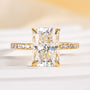 Louily Moissanite 3.5 Carat Radiant Cut Engagement Ring - louilyjewelry