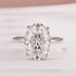 Louily Moissanite Classic 2.0~5.5 Carat Oval Cut Engagement Ring - louilyjewelry