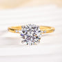 Louily Elegant Moissanite Two-tone 2.0 Carat Engagement Ring - louilyjewelry