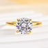 Louily Moissanite 2.0 Carat Round Cut Promise Ring - louilyjewelry