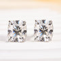 Louily Moissanite Cushion Cut Women's Stud Earrings - louilyjewelry