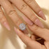 8 Ct Louily Luxurious Three Stone Radiant Cut Wedding Set In Sterling Silver - louilyjewelry