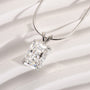 Louily Moissanite 4.5 CT Radiant Cut Pendant Necklace - louilyjewelry