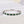 Load image into Gallery viewer, Louily Half Eternity Emerald Green And White Stone Wedding Band
