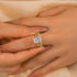 Louily Noble 3.5Ct Radiant Cut 3PC Wedding Ring Set - louilyjewelry