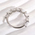 Louily Exquisite Emerald Cut Women's Wedding Band In Sterling Silver - louilyjewelry
