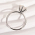 Louily 2.0 Carat Moissanite 6 Prong Round Cut Promise Ring - louilyjewelry