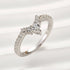 Crown Shaped Wedding Band In Sterling Silver - louilyjewelry