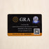 GRA moissanite identification card for radiant wedding set