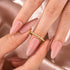Moissanite 0.3Ct White Gold Pavé Eternity Wedding Ring - louilyjewelry