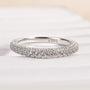 Louily Classic Round Cut Women's Wedding Band - louilyjewelry