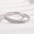 Louily Classic Round Cut Women's Wedding Band - louilyjewelry