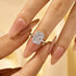 Louily Sparkle Cushion Cut Engagement Ring - louilyjewelry