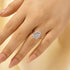 Louily Sparkle Cushion Cut Engagement Ring - louilyjewelry
