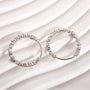 Louily Unique Hoop Earrings In Sterling Silver - louilyjewelry