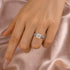 Louily Moissanite 2.0 Carat Square Princess Cut Wedding Ring Set - louilyjewelry