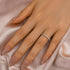 Louily Moissanite Round Cut Full Eternity Wedding Band - louilyjewelry