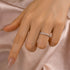 Louily Moissanite Round Cut Full Eternity Wedding Band - louilyjewelry