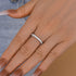 Louily Classic Round Cut Women's Wedding Band - louilyjewelry