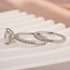 Louily Moissanite 2.0 Carat Square Princess Cut Wedding Ring Set - louilyjewelry
