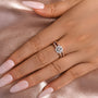 Louily Moissanite 2.0 Carat Round Cut Twist Wedding Ring Set - louilyjewelry