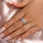 Louily Moissanite 2.0 Carat Cushion Cut Wedding Ring Set - louilyjewelry