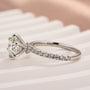 Louily Classic Moissanite 2.0 Carat Round Cut Engagement Ring - louilyjewelry