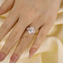 Louily Sparkle Five Stone Yellow Gold Oval Cut Engagement Ring In Sterling Silver - louilyjewelry