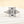 Louily Stunning Emerald Cut Three Stone Engagement Ring In Sterling Silver