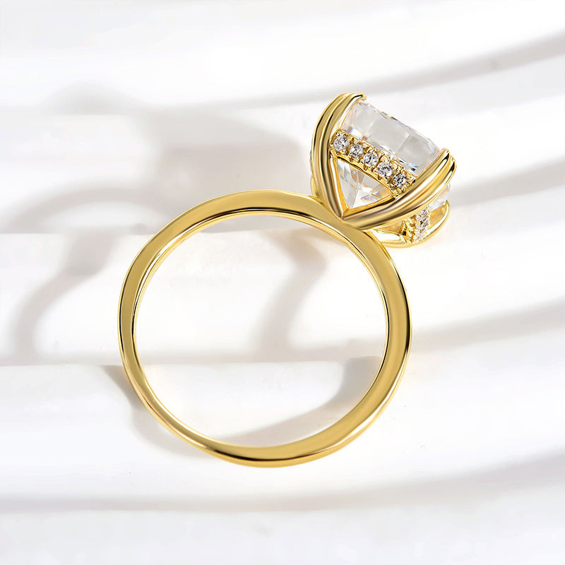 Louily Stunning Cushion Cut Engagement Ring In Sterling Silver - louilyjewelry