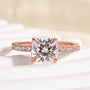 Louily Moissanite 2.0 Carat Cushion Cut Engagement Ring - louilyjewelry