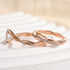 Louily Moissanite 2.0 Carat Round Cut Twist Wedding Ring Set - louilyjewelry