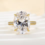 Louily Exclusive Oval Cut Simulated Diamond Engagement Ring - louilyjewelry