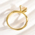Louily Twist Moissanite 2.0 Carat Round Cut Promise Ring - louilyjewelry