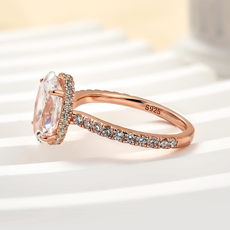 Louily Attractive Oval Cut Engagement Ring - louilyjewelry